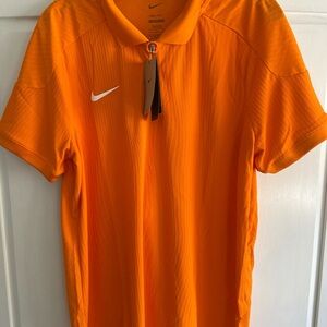 NWT Nike Court Slam Dri-FIT ADV 1/4 Zip Tennis Polo Orange HQ0792-873 SZ L-TALL